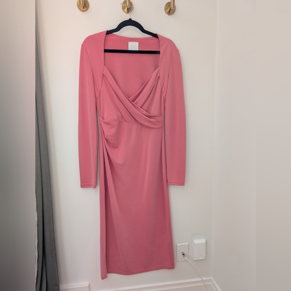Acler Marwood Dress Pansy Pink Size 8